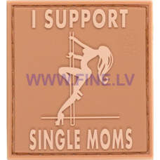 JTG I Support Single Mums Rubber Patch