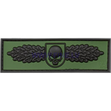 JTG SOF Skull Badge Rubber Patch