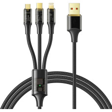 3in1 USB to USB-C | Lightning | Micro USB Cable, Mcdodo CA-3330, 1.2m (Black)