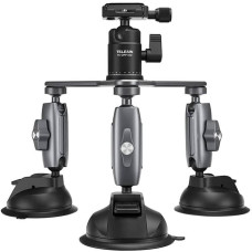 TELESIN Three-Arm Suction Mount - TE-TSB-001