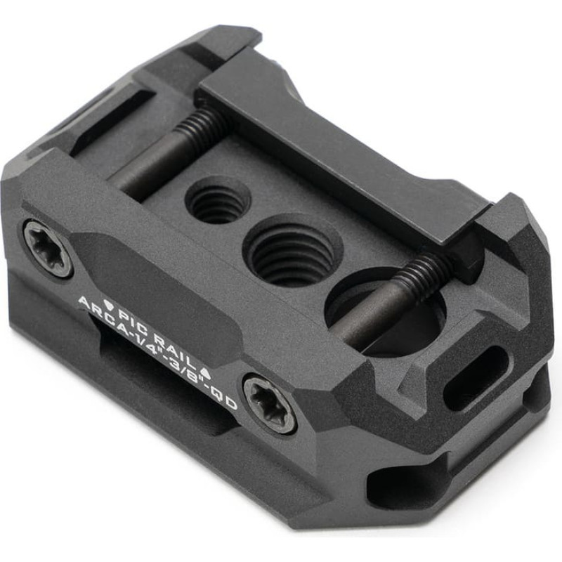 Strike Industries - Adapteris Picatinny Arca arī 1/4" un 3/8" - QD Sling - SI-ARCA-TRI-PADA-BK
