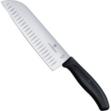 Victorinox Santoku šefpavāra nazis ar lodīšu malšanu SWISS CLASSIC, garums 170/298 mm