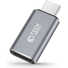 Tech-Protect UltraBoost USB-C (male) | Lightning (female) adapter - gray