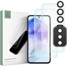 Tech-Protect Supreme Set for Samsung Galaxy A55 5G 2x Tempered Glass for Display | Tempered Glass for Camera