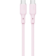 USB-C to USB-C Cable Aukey CB-SCC102, 100W, 1.8m (pink)