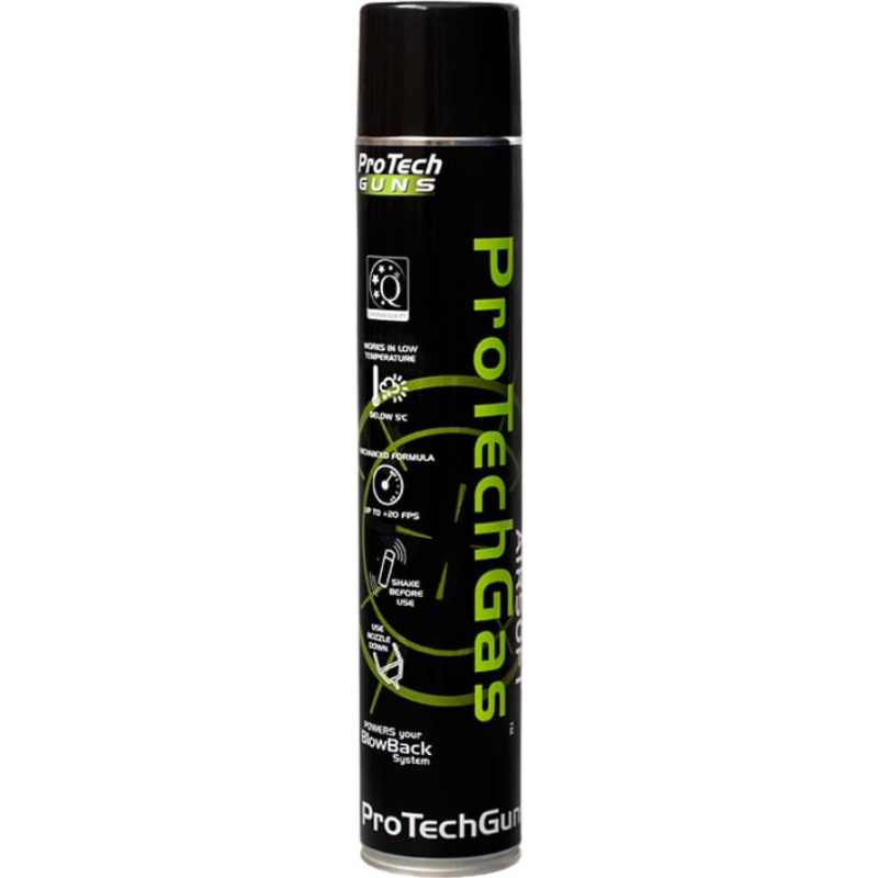 Pro Tech Guns - Zaļā gāze - Uzlabota formula - 1000ml