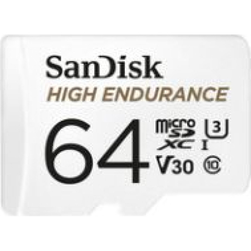 SanDisk High Endurance microSDXC 64GB V30 + Adapter