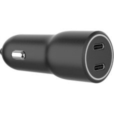 Auto lādētājs Gembird USB Type-C x 2 Black