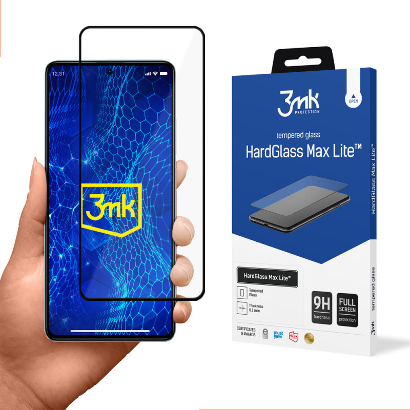 Redmi Note 12 Pro - 3mk HardGlass Max Lite™ screen protector