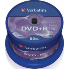 Matricas DVD+R AZO Verbatim 4.7GB 16x 50 Pack Spindle