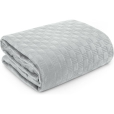 Dekoratīvais gultas pārklājs 200x220 Sofia 4, sudraba samts