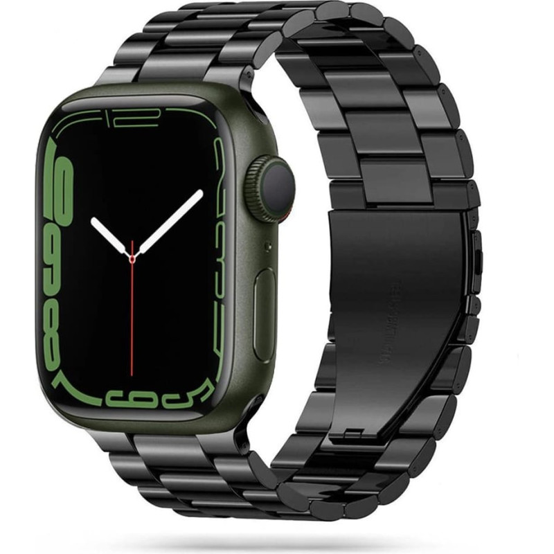 Tech-Protect Stainless Bracelet for Apple Watch 4 | 5 | 6 | 7 | 8 | 9 | SE | Ultra 1 | 2 (42|44|45|49 mm) - Black