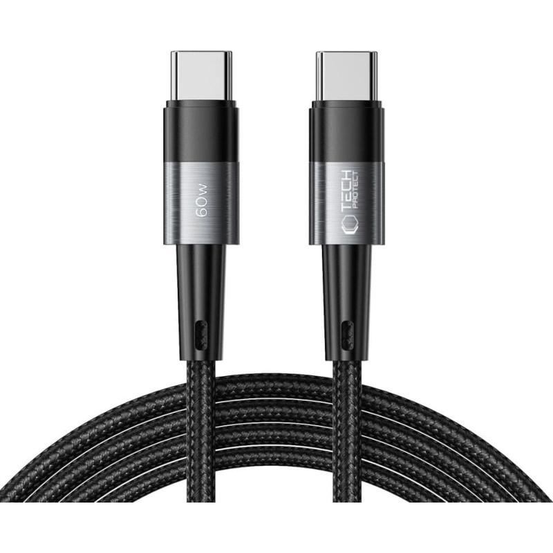 Tech-Protect UltraBoost USB-C | USB-C PD 60W 3A 2m cable - gray
