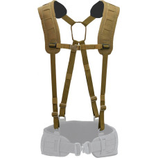 Templars Gear - X-Harness 4 punktu taktiskie balsti - MOLLE - Coyote Brown - TG-X-HAR-CB