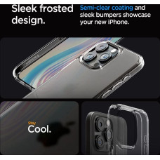 Spigen Ultra Hybrid case for iPhone 15 Pro - transparent and matte