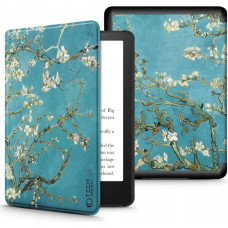 Tech-Protect SmartCase case for Kindle Paperwhite V | 5 | Signature Edition - blue with sakura flowers