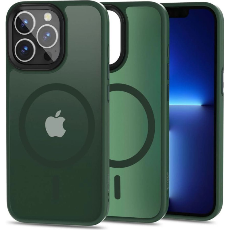 Tech-Protect MagMat MagSafe case for iPhone 13 Pro - matte green