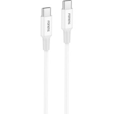 Foneng X106 60W USB-C to USB-C cable, 1.2m (white)