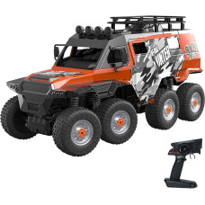 Double Eagle Remote-controlled RC eight-wheel remote control car 1:10 Double Eagle (orange) (amphibious) E373-003