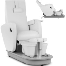 Physa Podoloģijas kosmētiskais krēsls pedikīram ar elektrisko du&scaron;as paliktni HAVANA - balts