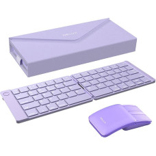 Set Wireless foldable Keyboard Delux KF10 and mouse MF10PRO