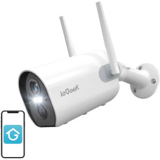 Iegeek Wireless WiFi outdoor camera ieGeek ZS-GX2S white 5200mAh