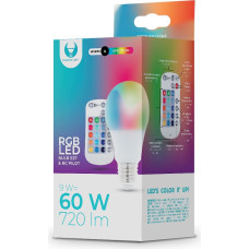 Forever Light LED Bulb E27 A60 RGB + White 9W + RC Forever Light