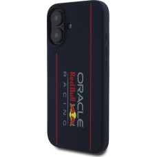 Red Bull Silicone Vertical Logo MagSafe Case for iPhone 16 Navy
