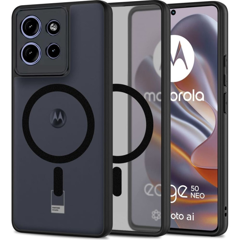 TECH-PROTECT MAGMAT MAGSAFE MOTOROLA EDGE 50 NEO MATĒTS MELNS