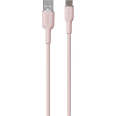 Puro Elektrik Puro Soft USB-A - USB-C Cable 1.5m - Pink