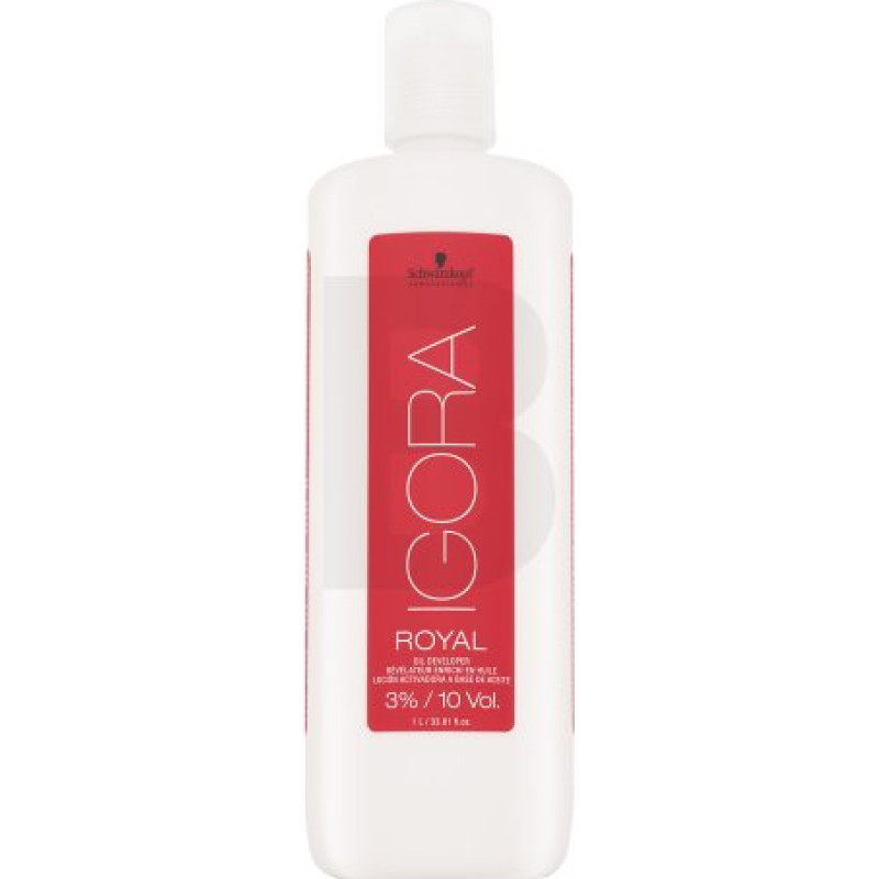 Schwarzkopf Professional Igora Royal Oil Developer 3% Attīstošā emulsija ar eļļas maisījumu 1000 ml