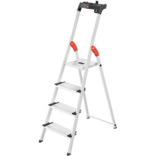 Hailo Kāpnes mājsaimniecības L80 ComfortLine | alumīnija | 4 pakāpieni