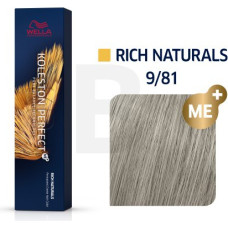 Wella Professionals Koleston Perfect Me+ Rich Naturals profesionāla permanentā matu krāsa 9|81 60 ml