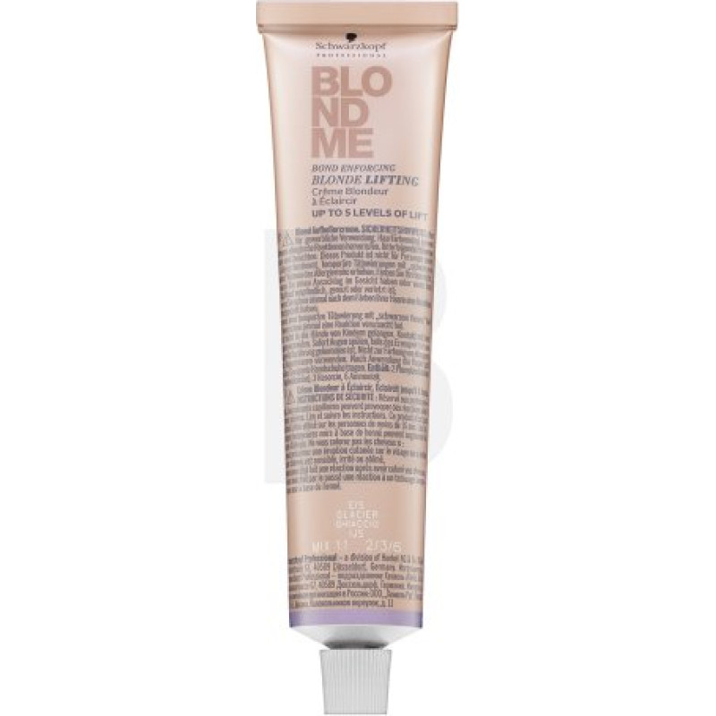 Schwarzkopf Professional BlondMe Bond Enforcing Blonde Lifting tonēts krāsu krēms blondiem matiem Ice 60 ml