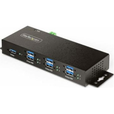 Startech .com 7-Port Managed USB Hub with 7x USB-A, Heavy Duty with Metal Industrial Housing, ESD & Surge Protection, Wall|Desk|Din-Rail Mountable, USB 3.0|3.1|3.2 Gen 1 5Gbps - hub - 7 ports - TAA Compliant