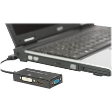 Digitus ASSMANN video adapter - DisplayPort | HDMI | DVI | VGA - 20 cm