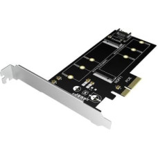 Raidsonic ICY BOX storage controller IB-PCI209 - 2 x M.2 SSD|SATA, PCIe 3.0 x4