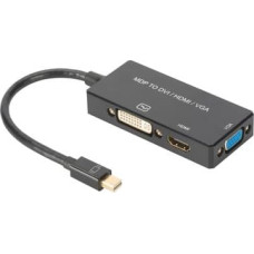 Digitus Mini DisplayPort 3in1 Adapter|Converter - 20 cm