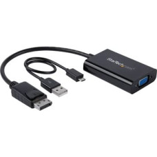 Startech .com DisplayPort to VGA Adapter with Audio - 1920x1200 - DP to VGA Converter for Your VGA Monitor or Display (DP2VGAA) - DisplayPort | VGA adapter - 18.4 m