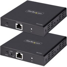 Startech .com 4K HDMI Extender Over CAT5|CAT6 Cable, 4K 60Hz HDR Video Extender, Up to 230ft (70m), HDMI Over Ethernet Cable, S|PDIF Audio Out, HDMI Transmitter and Receiver Kit - Local Video Out, Power Over Cable (4K70IC-EXTEND-HDMI) - video|audio|infrar