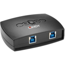 Lindy 2 Port USB 3.0 Switch - USB peripheral sharing switch - 2 ports