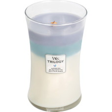 Woodwick Calming Retreat scented candle with wooden wick 609,5 g