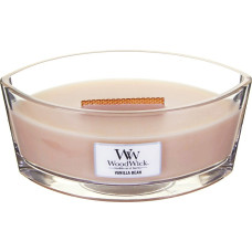 Woodwick Vanilla Bean scented candle with wooden wick 453,6 g