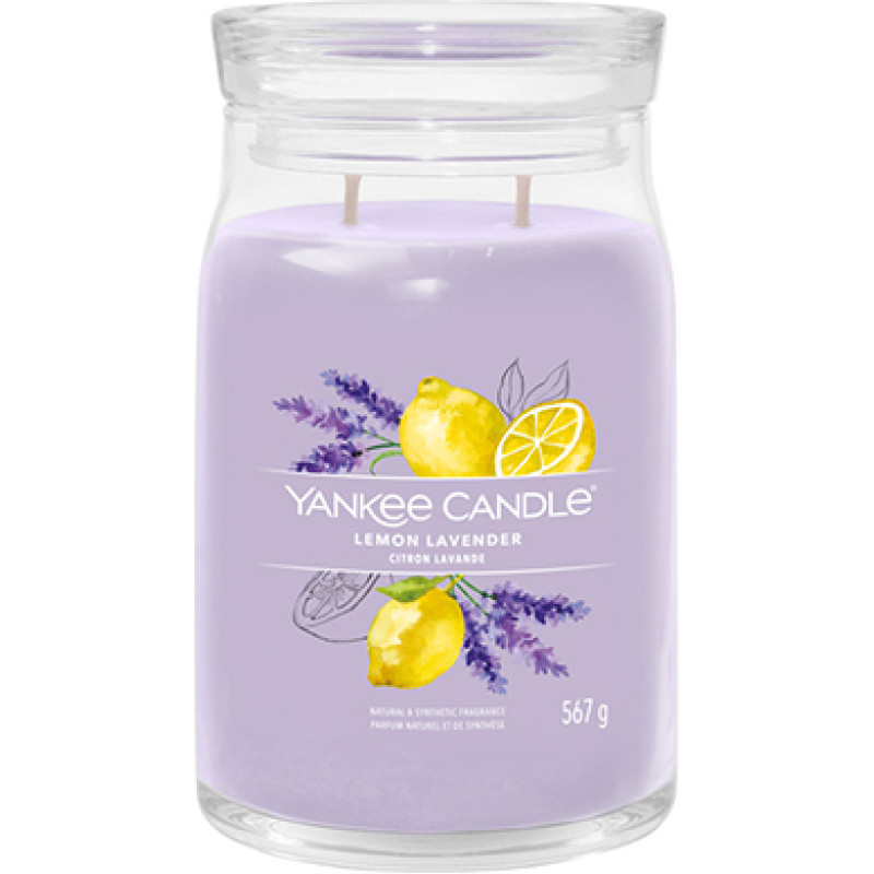 Yankee Candle Lemon Lavender signature candle 567 g