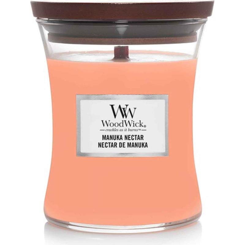 Woodwick Manuka Nectar Scented Candle With Wooden Wick 275g