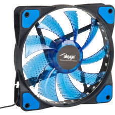 System fan Akyga AW-12E-BL 120mm 33 LED blue Molex