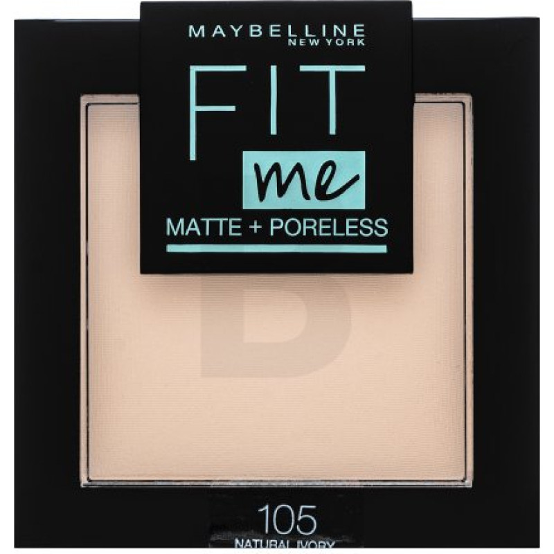 Maybelline Fit Me! Matte + Poreless Powder 105 Natural Ivory 9 g