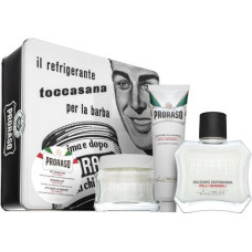 Proraso Vintage Selection bārdas kopšanas komplekts Sensitive 100 ml + 100 ml + 150 ml