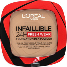 L´oréal Paris Infaillible 24H Fresh Wear Foundation pūderveida pūdera grims ar matējošu efektu 140 9 g