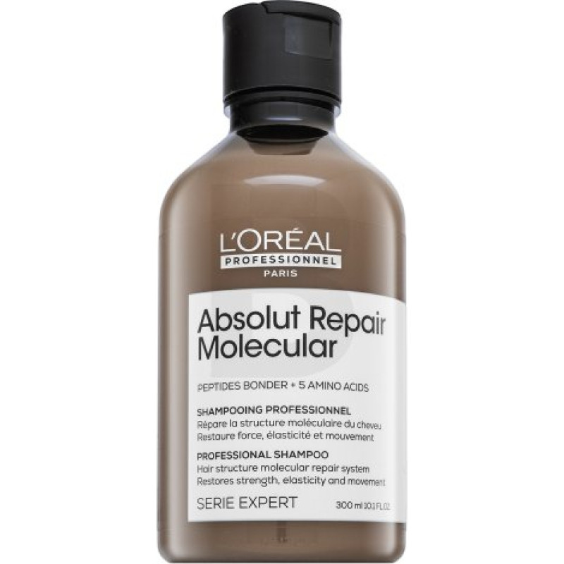 L´oréal Professionnel Série Expert Absolut Repair Molecular Professional šampūns barojošs šampūns matu stiprināšanai 300 ml